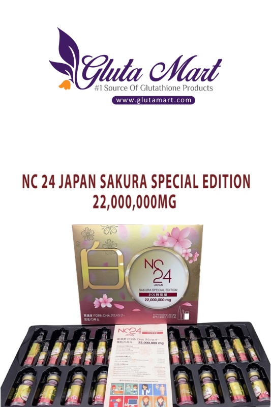 NC24 Japan Sakura Special edition 22,000,000mg Glutathione