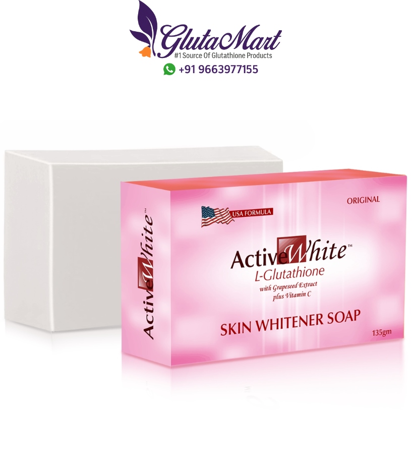 Active White L Glutathione Skin Whitening Soap