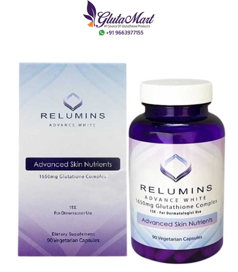 Relumins Advance White 1650mg Glutathione With Hyaluronic Acid