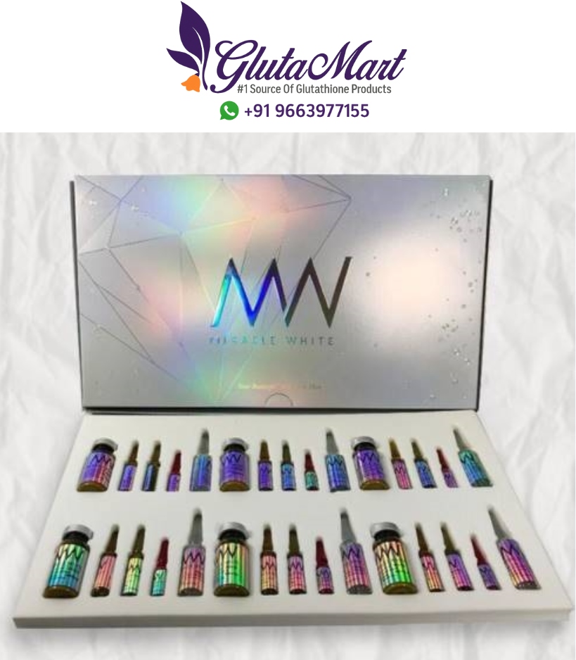 Miracle White 18000mg Glutathione Injections