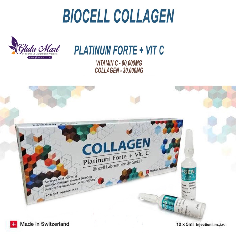 Biocell Collagen Platinum Forte Vitamin C & Collagen Whitening Injection