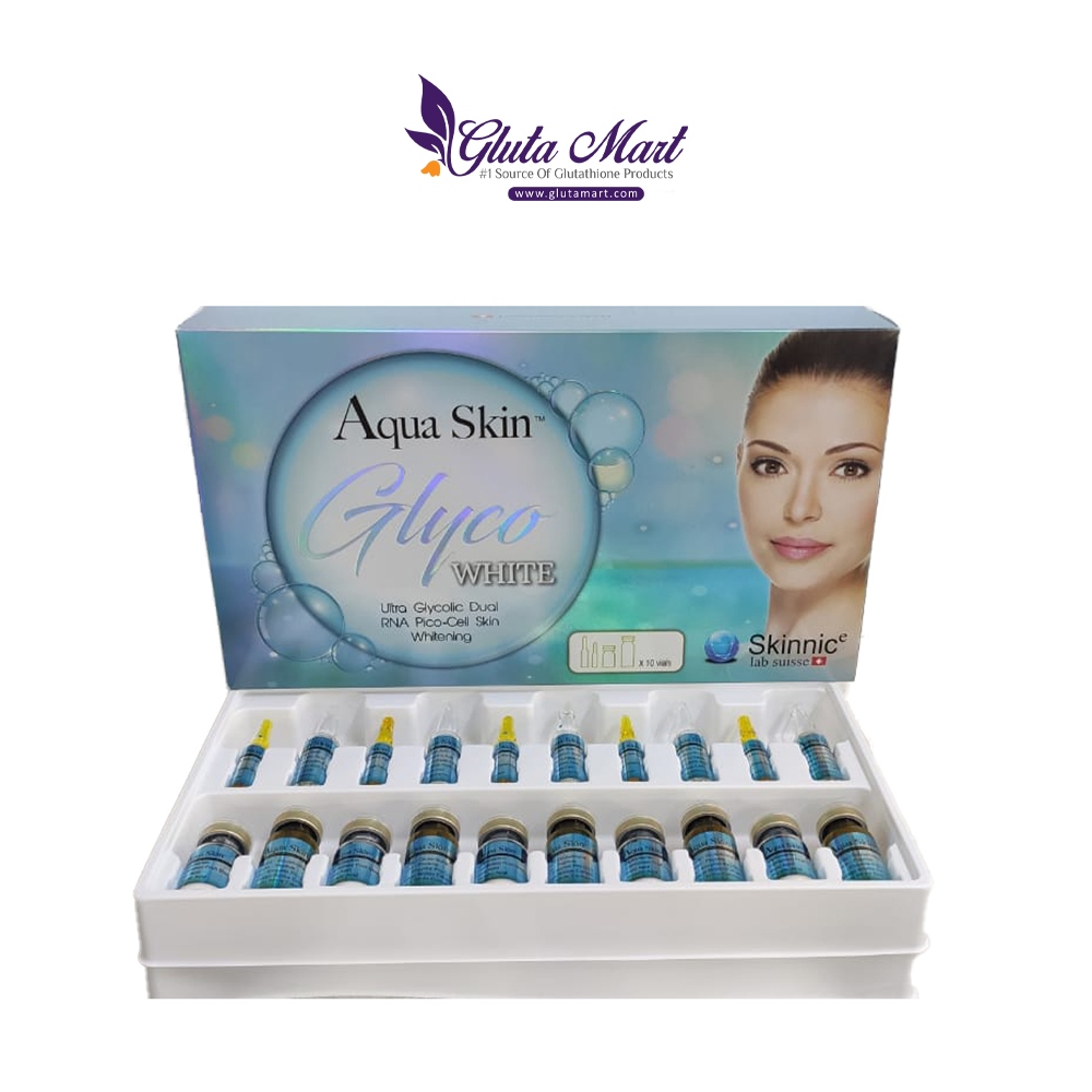 Aqua Skin Glyco White Glutathione Skin Whitening Injection