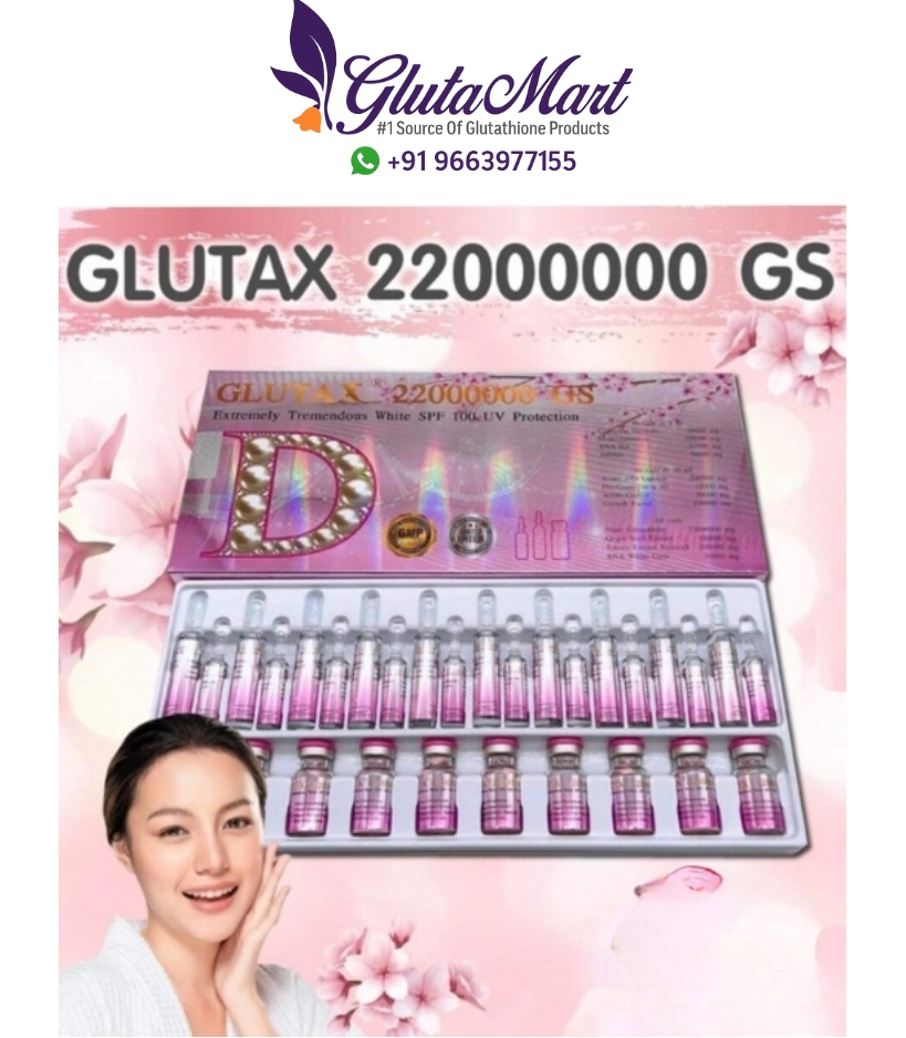 Glutax 22000000gs Extremely Tremendous White Glutathione Injection