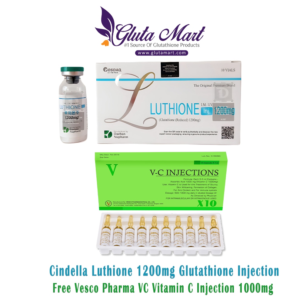 Cindella Luthione Glutathione 1200mg Injection