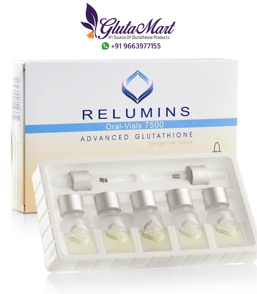 Relumins Oral Vials 7500mg Sublingual Glutathione