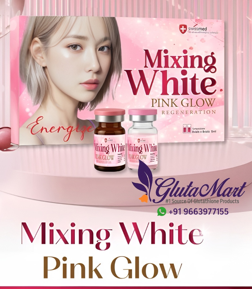 Swismed Mixing White Pink Glow Glutathione Injection