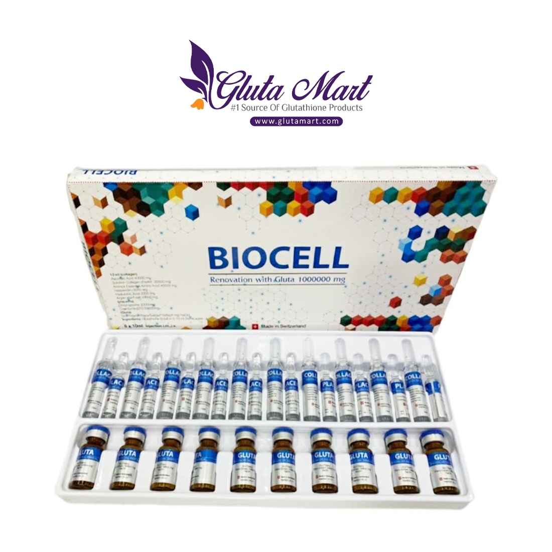 Biocell Renovation With Gluta 1000000mg Whitening Injection