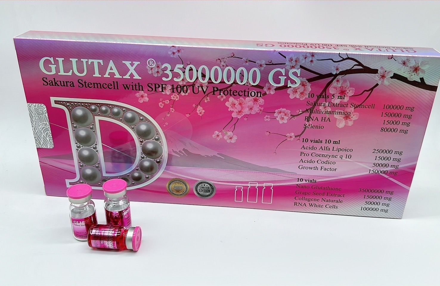 Glutax 35000000GS Sakura Skin Whitening Injection