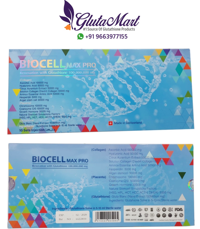 Biocell Max Pro Renovation with Glutathione Injection