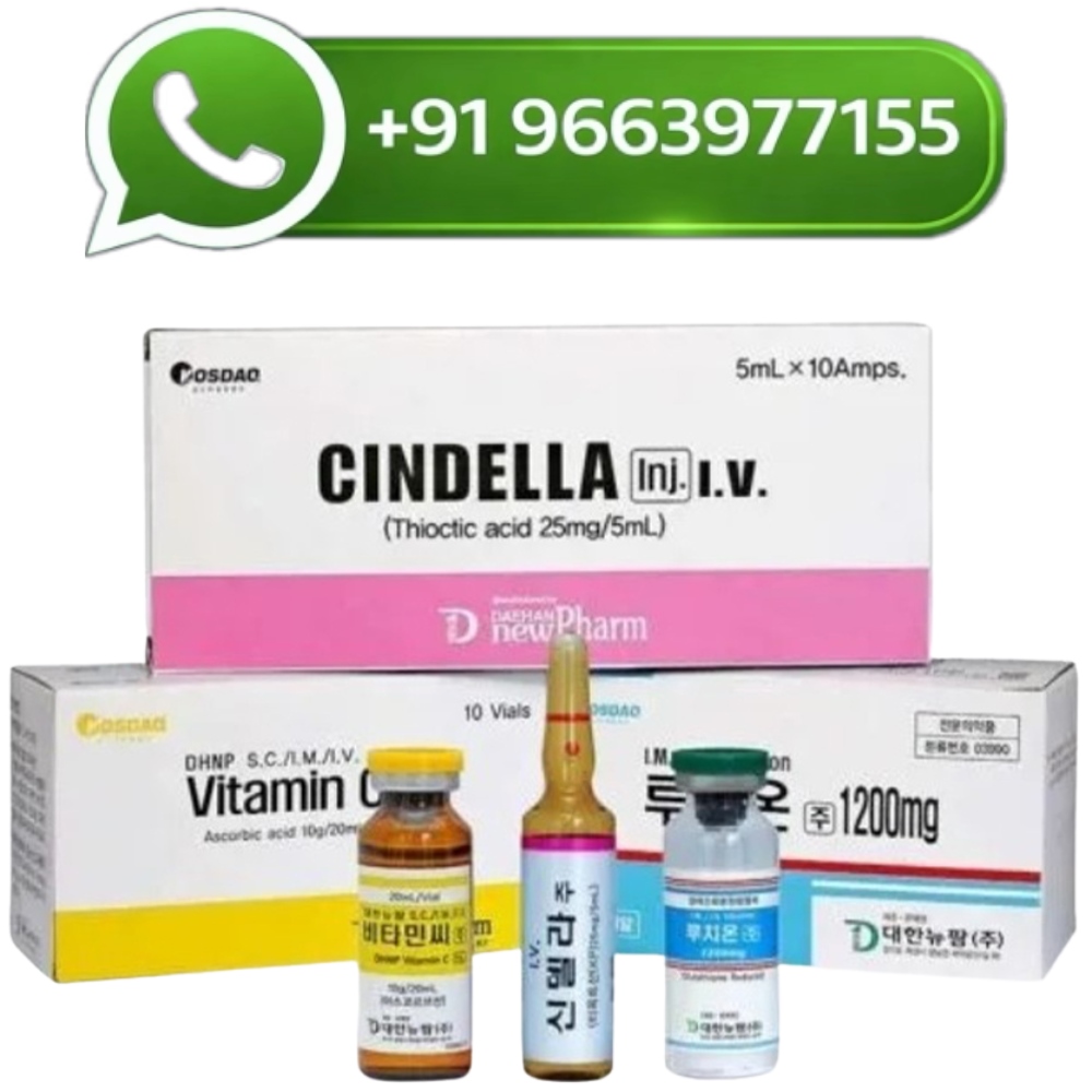 Cindella 1200mg Glutathione Injections with KFDA Seal