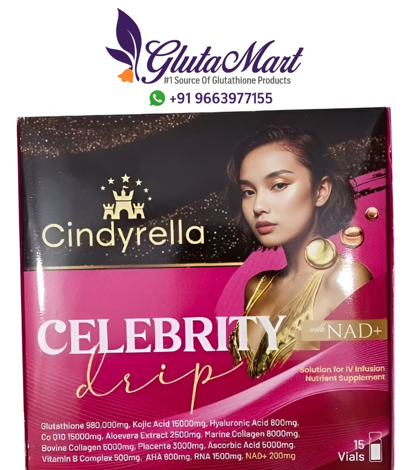 Cindyrella Celebrity Drip with NAD plus Glutathione Injection