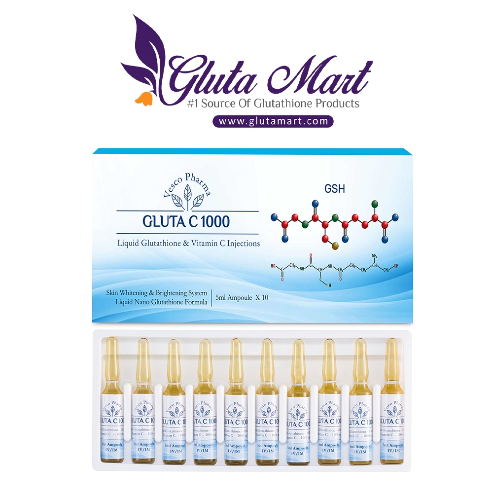 Glutathione Injection By Vesco Pharma Gluta C 1000 And Vitamin C